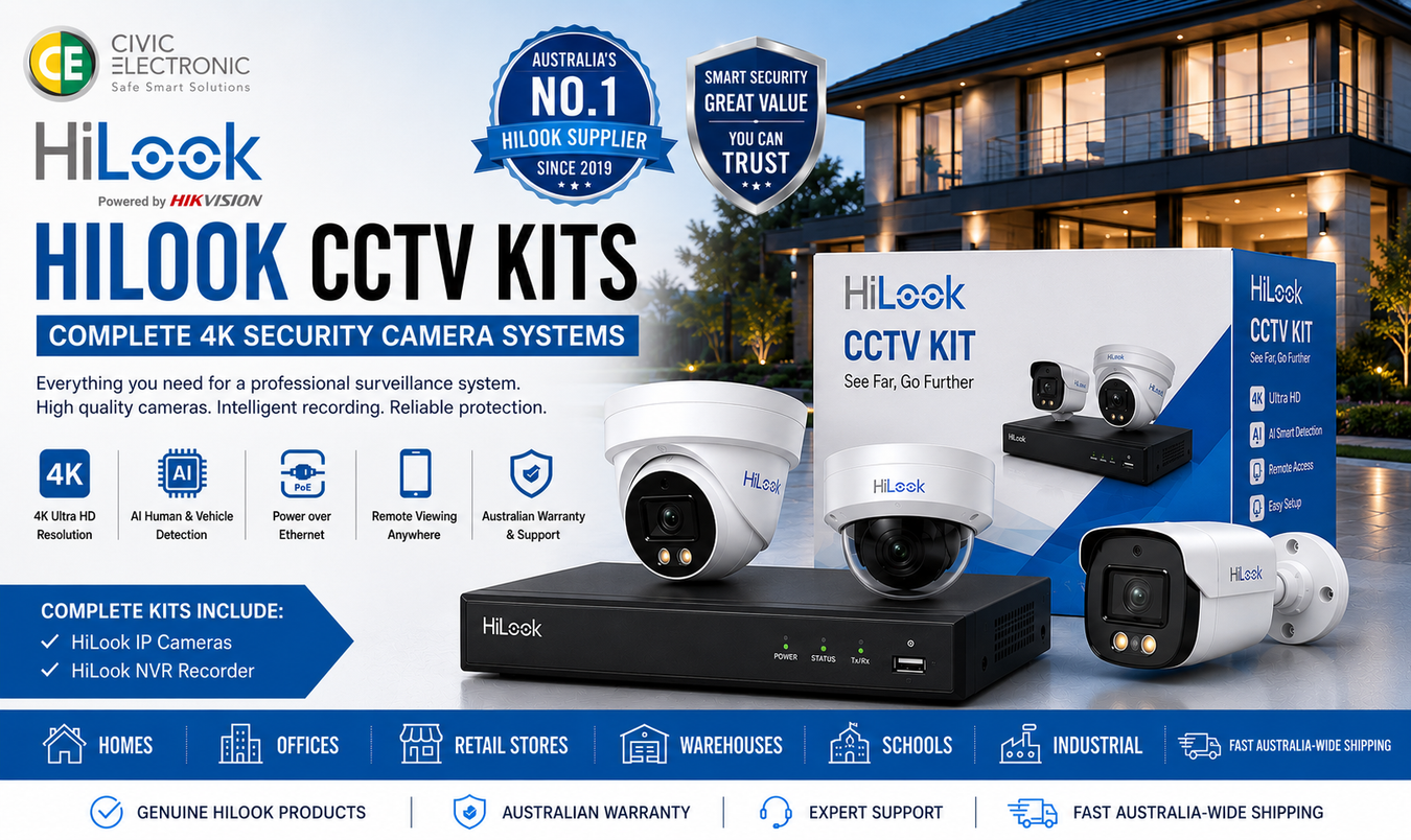 HiLook CCTV Kits | Complete 4K Security Camera Systems