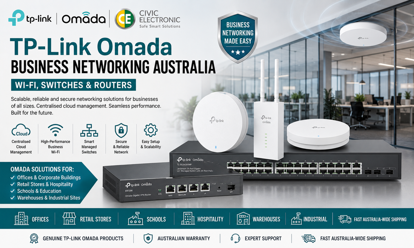 TP-Link Omada Business Networking Australia | Wi-Fi, Switches & Routers