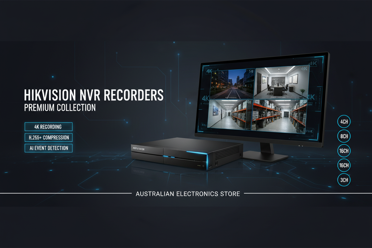 Hikvision NVR Recorders | 4K Network Video Recorders