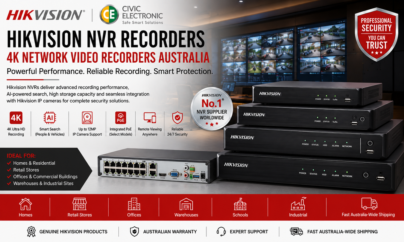Hikvision NVR Recorders | 4K Network Video Recorders