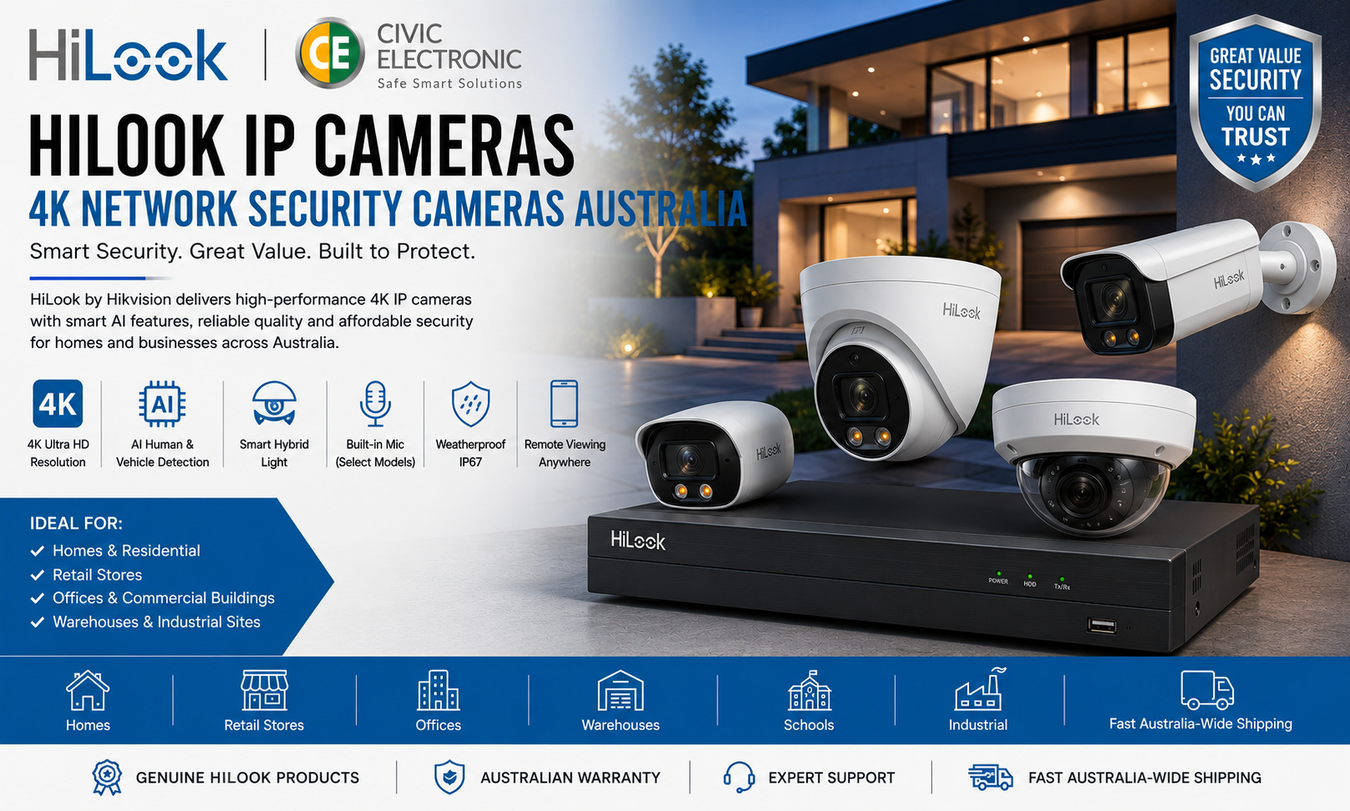 HiLook IP Cameras | 4K Network Security Cameras Australia