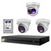 Hikvision HiLook Pro Panoramic 4CH CCTV Kit: 3 x Pro IP Turret Cameras + 4CH NVR + 2TB HDD - Civic Electronic