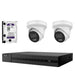 Hikvision HiLook 6MP  IntelliSense 4CH CCTV Kit: 2 x IP Turret Cameras + 4CH NVR + 2TB HDD - Civic Electronic