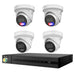 Hikvision Hilook 6MP 2 x T269, 2 x T361 4 Camera Kit - All in one Camera Active Colour Deterrence - Civic Electronic