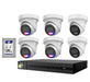 Hikvision Hilook 6MP 4 x T269, 2 x T361 6 Camera Kit: All in one Camera Active Colour Deterrence - Civic Electronic