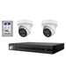 Hikvision HiLook 6MP  IntelliSense 4CH CCTV Kit: 2 x IP Turret Cameras + 4CH NVR + 2TB HDD - Civic Electronic