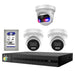 Hikvision HiLook 4K with Pro 4CH CCTV Kit: 3 x 4K Turret Cameras + 4CH NVR + 2TB HDD - Civic Electronic