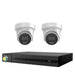 HiLook Hi Color Pro 8MP 4K 4CH CCTV Kit: 2 x IP Hi Color Camera + 4CH NVR - Civic Electronic