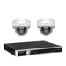 Hikvision 6MP AcuSense 4CH CCTV kit 2 Network Dome Camera+4CH NVR - Civic Electronic