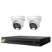 HiLook Pro 6MP Smart Hybrid Light 4CH CCTV Kit:2 x IP Turret Cameras+4CH NVR - Civic Electronic