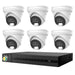 HiLook Pro 6MP Smart Hybrid Light 8CH CCTV Kit:6 x IP Turret Cameras+8CH NVR - Civic Electronic