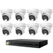 HiLook Pro 6MP Smart Hybrid Light 8CH CCTV Kit:8 x IP Turret Cameras+8CH NVR - Civic Electronic