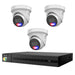 HiLook All-in-One Active Colour Deterrence 4CH CCTV Kit: 3 x IP Active Colour Camera+ 4CH NVR - Civic Electronic