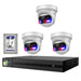Hikvision HiLook Pro Panoramic 4CH CCTV Kit: 3 x Pro IPC-T289PH-MU/SL + 4CH NVR + 2TB - Civic Electronic