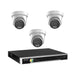 Hikvision 8MP 4K Smart Hybrid Light with ColorVu 4CH CCTV kit 3 X Camera Siren Strobe+4CH NVR - Civic Electronic