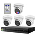 Hikvision Hilook 6MP 1 x T269, 3 x T361 4 Camera Kit: All in one Camera Active Colour Deterrence - Civic Electronic