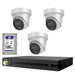 HiLook Hi Color Pro 6MP 4CH CCTV Kit: 3 x IP Hi Color Camera+ 4CH NVR - Civic Electronic
