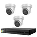 HiLook Hi Color Pro 6MP 4CH CCTV Kit: 3 x IP Hi Color Camera+ 4CH NVR - Civic Electronic