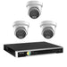 Hikvision 8MP 4K AcuSense 4CH CCTV kit 3 Network Camera with Siren Strobe+4CH NVR - Civic Electronic
