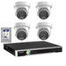 Hikvision 8MP 4K AcuSense 8CH CCTV kit 4 Network Camera with Siren Strobe+8CH NVR - Civic Electronic