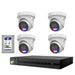 HiLook All-in-One Active Colour4CH CCTV Kit: 4 x IP Camera+4CH NVR - Civic Electronic