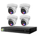 HiLook All-in-One Active Colour Deterrence 4CH CCTV Kit: 4 x IP Active Colour Camera+ 4CH NVR - Civic Electronic