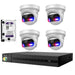 Hikvision HiLook Pro Panoramic 4CH CCTV Kit: 4 x Pro IPC-T289PH-MU/SL + 4CH NVR + 2TB - Civic Electronic