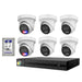 Hikvision Hilook 6MP 2 x T269, 4 x T361 6 Camera Kit - All in one Camera Active Colour Deterrence - Civic Electronic