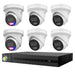 Hikvision Hilook 6MP 2 x T269, 4 x T361 6 Camera Kit - All in one Camera Active Colour Deterrence - Civic Electronic