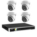 Hikvision 6MP AcuSense 4CH CCTV kit 4 Network Camera with Siren Strobe+4CH NVR - Civic Electronic