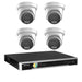 Hikvision 8MP 4K AcuSense 4CH CCTV kit 4 Network Camera with Siren Strobe+4CH NVR - Civic Electronic