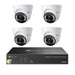 TP-Link 8MP 4CH CCTV Kit: 4 x IP Turret Cameras (Full-Colour Speaker, Mic, Light) + 4CH NVR - Civic Electronic