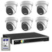 Hikvision 6MP AcuSense 8CH CCTV kit 6 Network Camera with Siren Strobe+8CH NVR - Civic Electronic