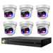 Hikvision HiLook Pro Panoramic 8CH CCTV Kit: 6 X Panoramic IPC-T289PH-MU/SL+8CH NVR - Civic Electronic
