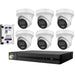 Hikvision HiLook 6MP  IntelliSense 8CH CCTV Kit: 6 x IP Turret Cameras + 8CH NVR +3TB HDD - Civic Electronic