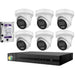 Hikvision HiLook 6MP  IntelliSense 8CH CCTV Kit: 6 x IP Turret Cameras + 8CH NVR +4TB HDD - Civic Electronic