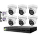 Hikvision HiLook 6MP  IntelliSense 8CH CCTV Kit: 6 x IP Turret Cameras + 8CH NVR +6TB HDD - Civic Electronic
