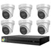 HiLook Hi Color Pro 6MP 8CH CCTV Kit: 6 x IP Hi Color Camera+ 8CH NVR - Civic Electronic