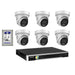 Hikvision 6MP AI Smart Hybrid Light ColorVu 8CH CCTV kit 6 Camera Siren Strobe+8CH NVR - Civic Electronic