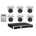 Hikvision 8MP 8K AI Smart Hybrid Light with ColorVu 8CH CCTV kit 6 X Camera Siren Strobe+8CH NVR - Civic Electronic