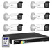 Hikvision 8MP 4K AcuSense 8CH CCTV kit 6 Network Bullet Camera+8CH NVR - Civic Electronic