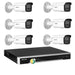Hikvision 8MP 4K AcuSense 8CH CCTV kit 6 Network Bullet Camera+8CH NVR - Civic Electronic