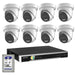 Hikvision 6MP AcuSense 16CH CCTV kit 8 Network Camera with Siren Strobe+16CH NVR - Civic Electronic