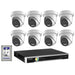 Hikvision 6MP AcuSense 8CH CCTV kit 8 Network Camera with Siren Strobe+8CH NVR - Civic Electronic