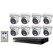 HiLook All-in-One Active Colour 8CH CCTV Kit: 8 x IP Camera+8CH NVR - Civic Electronic