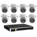 Hikvision 8MP 8K Smart Hybrid Light with ColorVu 16CH CCTV kit 8 X Camera Siren Strobe+16CH NVR - Civic Electronic