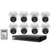 Hikvision HiLook 8MP 4K IntelliSense 8CH CCTV Kit: 8 x IP Turret Cameras + 8CH NVR - Civic Electronic