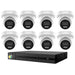 Hikvision HiLook 8MP 4K IntelliSense 8CH CCTV Kit: 8 x IP Turret Cameras + 8CH NVR - Civic Electronic
