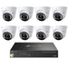 TP-Link 8MP 8CH CCTV Kit: 8 x IP Turret Cameras (Full-Colour Speaker, Mic, Light) + 8CH NVR - Civic Electronic
