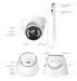 TP-Link 8MP 4CH CCTV Kit: 2 x IP Turret Cameras (Full-Colour Speaker, Mic, Light) + 4CH NVR - Civic Electronic